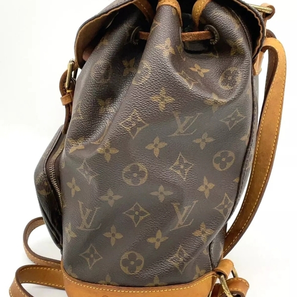 Auth🌹 Louis Vuitton Monogram Montsouris Backpack # SP0928 - Picture 6 of 16
